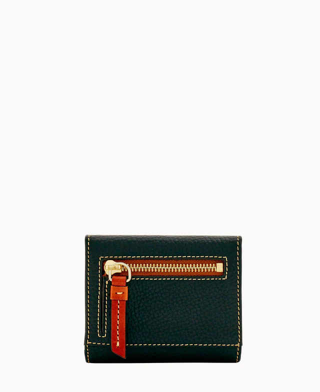 Pebble Grain Small Flap Wallet