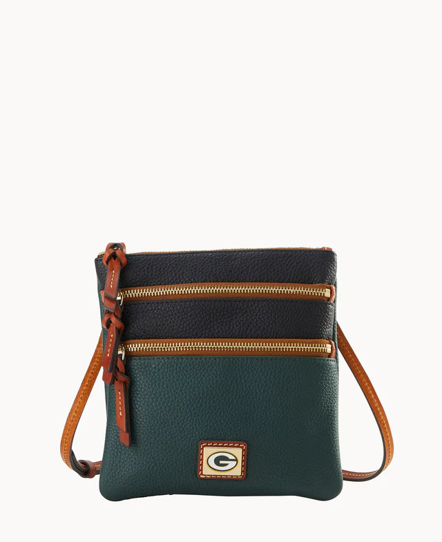 NFL Packers Triple Zip Crossbody
