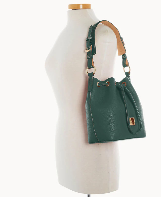 Lucca Leather Small Drawstring