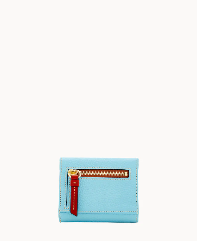 Pebble Grain Small Flap Wallet