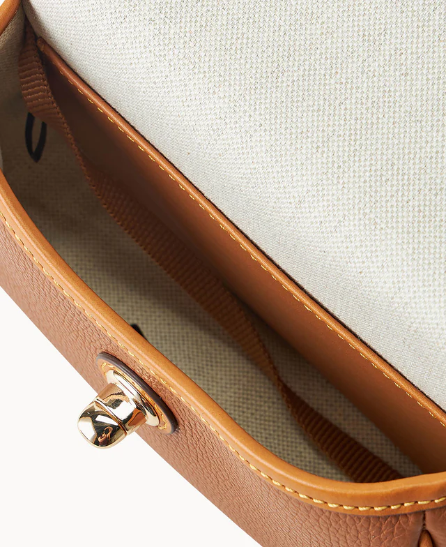 Pebble Grain Turnlock Crossbody 22