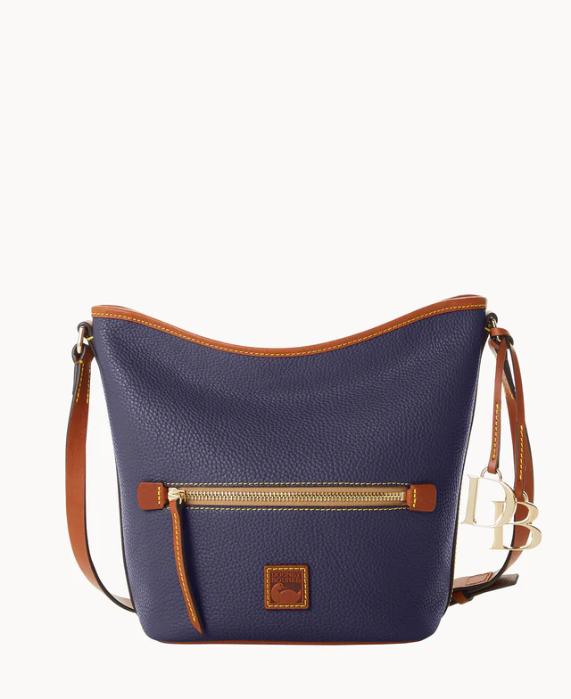 Pebble Grain Zip Sac