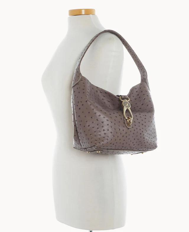 Ostrich Logo Lock Hobo