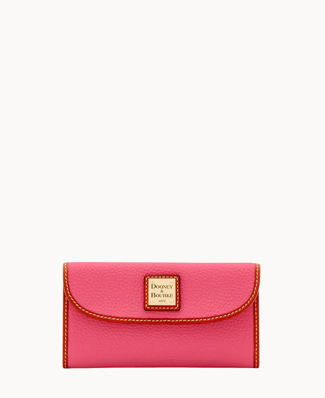 Pebble Grain Continental Clutch