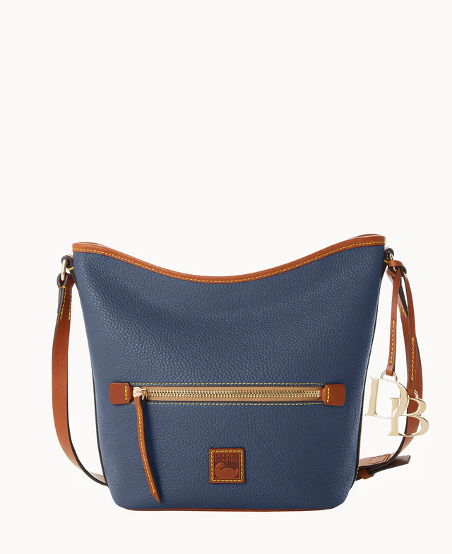 Pebble Grain Zip Sac