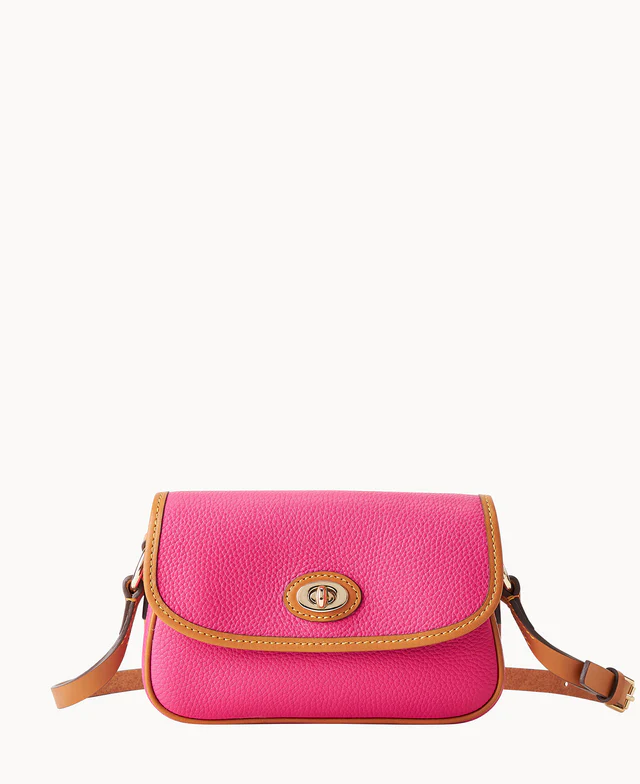 Pebble Grain Turnlock Crossbody 22