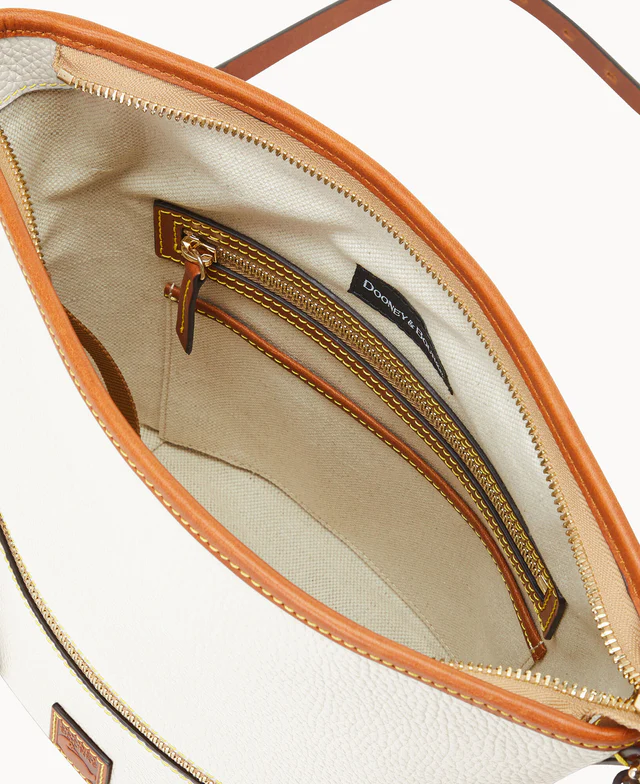 Pebble Grain Zip Sac