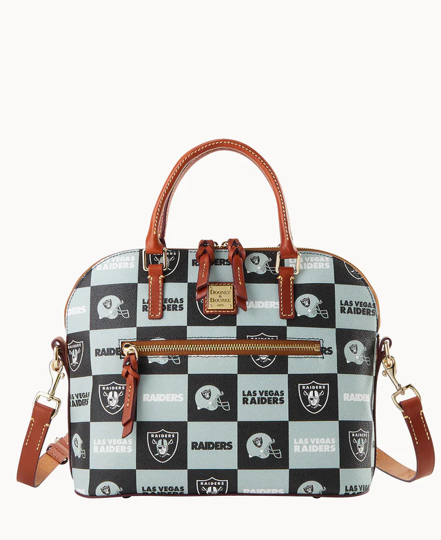 NFL Raiders Domed Zip Satchel