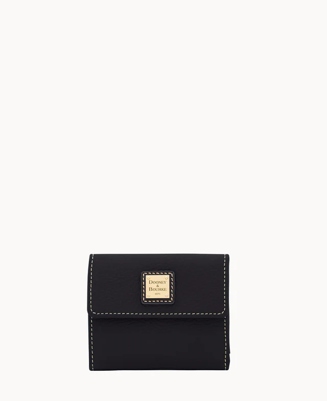 Pebble Grain Small Flap Wallet