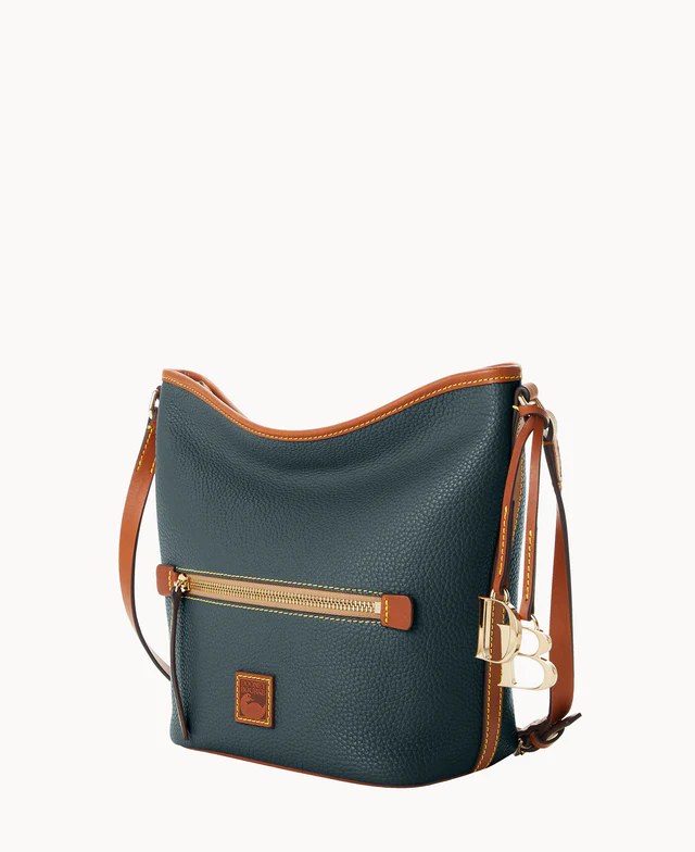 Pebble Grain Zip Sac