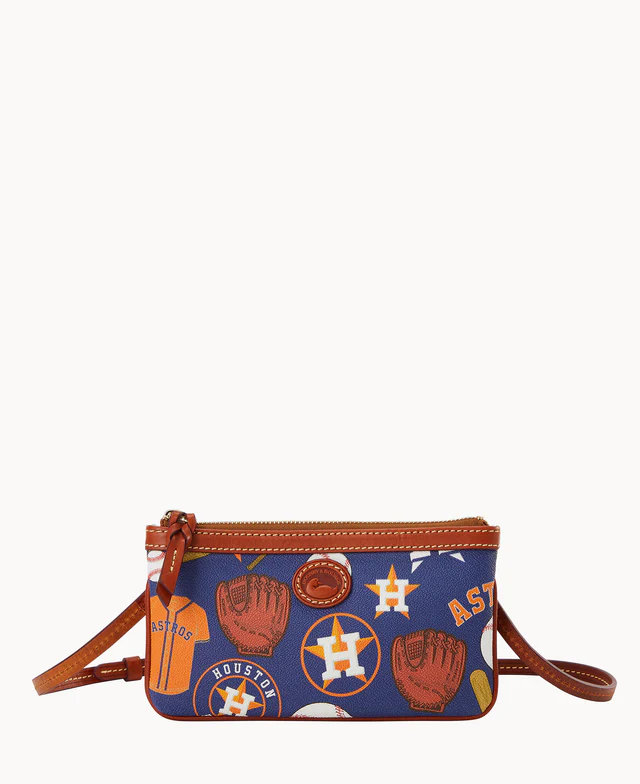 MLB Astros Large Slim Crossbody