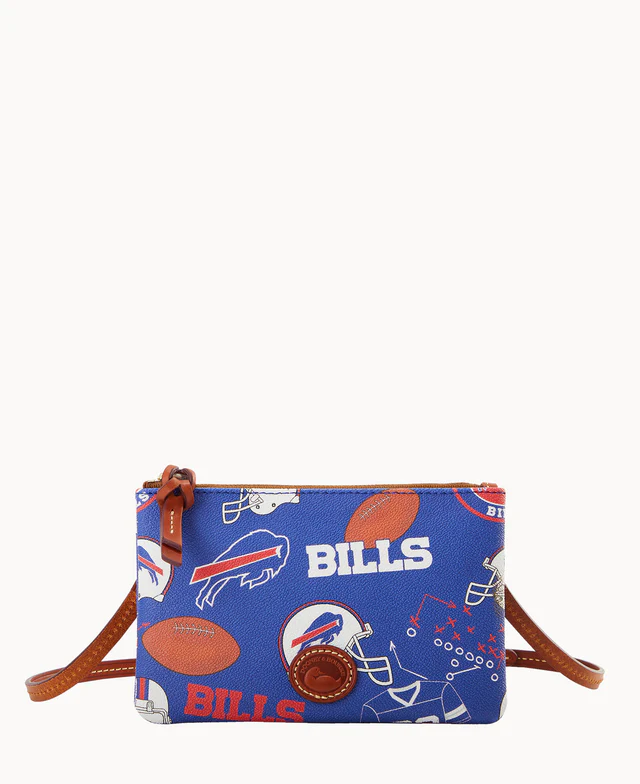 NFL Bills Top Zip Crossbody