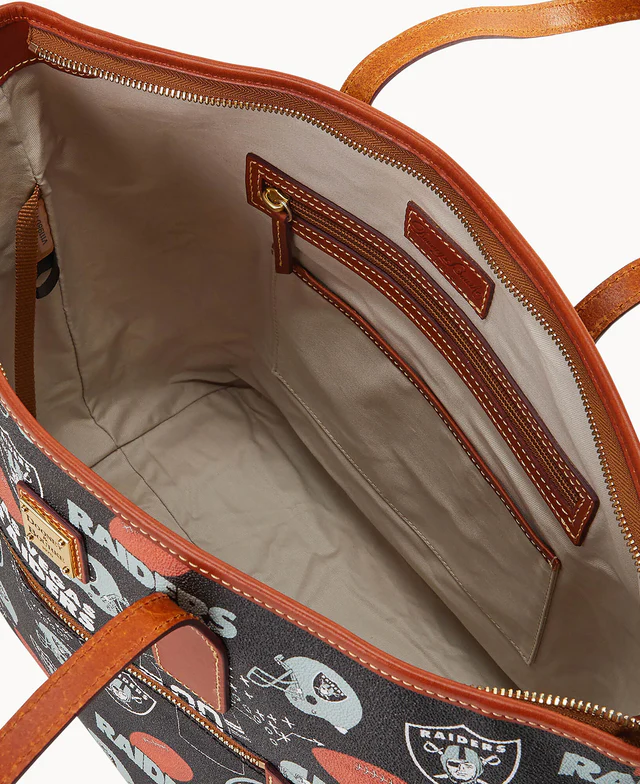 NFL Raiders Zip Tote