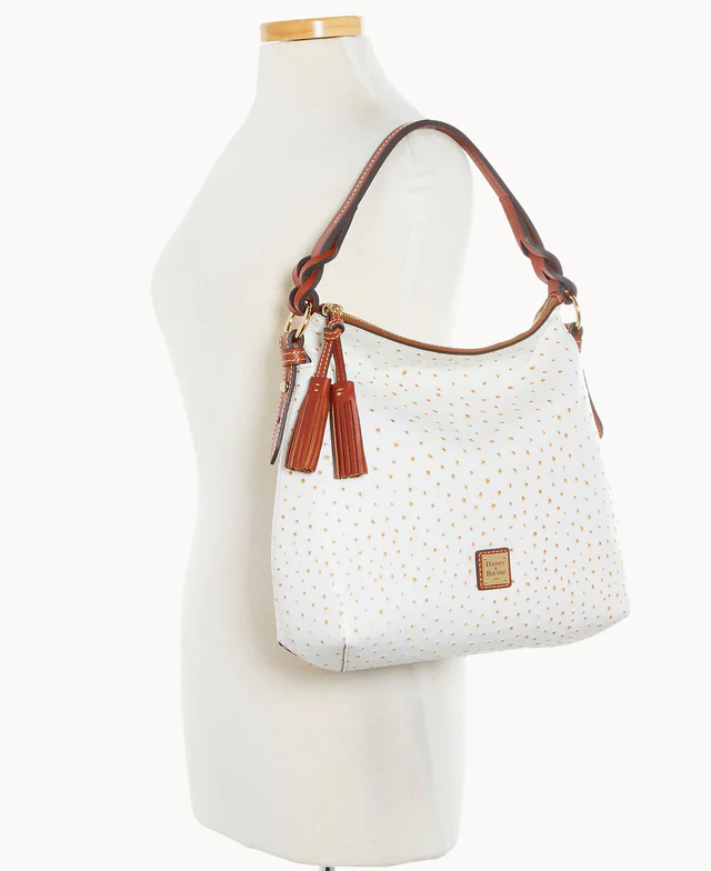 Ostrich Twist Strap Hobo