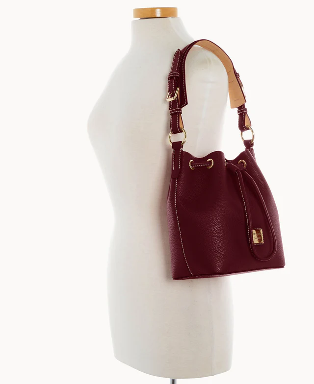 Lucca Leather Small Drawstring