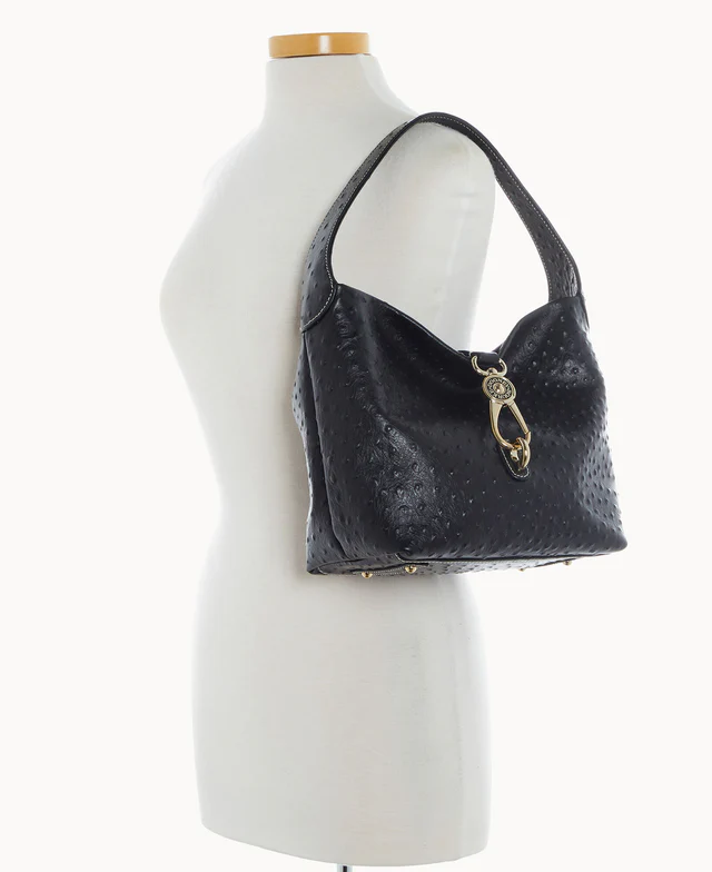 Ostrich Logo Lock Hobo