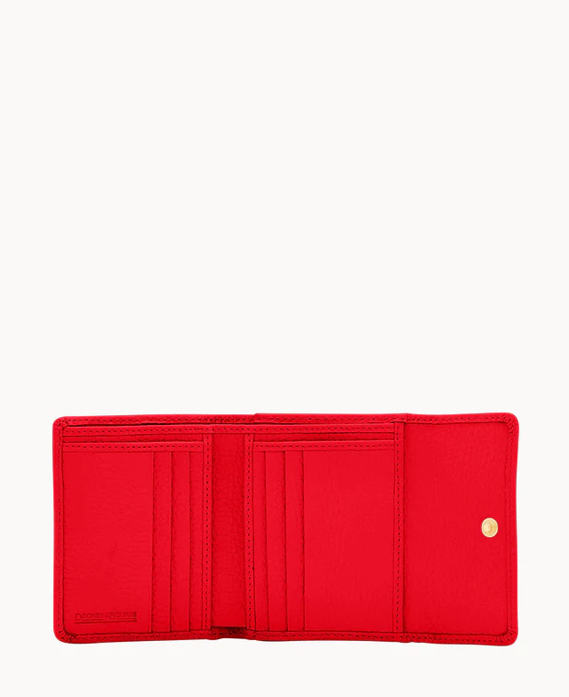 Pebble Grain Small Flap Wallet