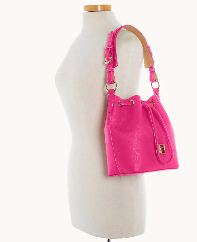 Lucca Leather Small Drawstring