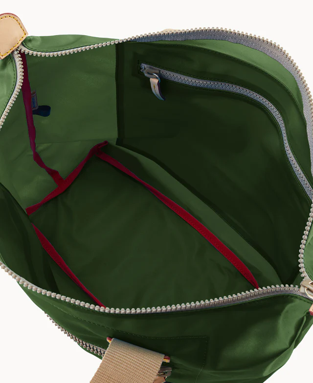 Nylon Front Zip Tote