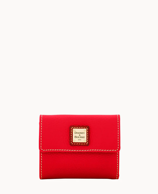 Pebble Grain Small Flap Wallet