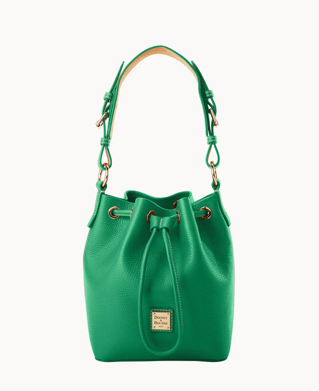 Lucca Leather Small Drawstring