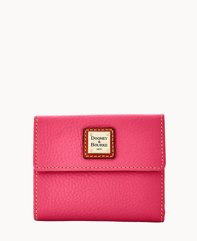 Pebble Grain Small Flap Wallet