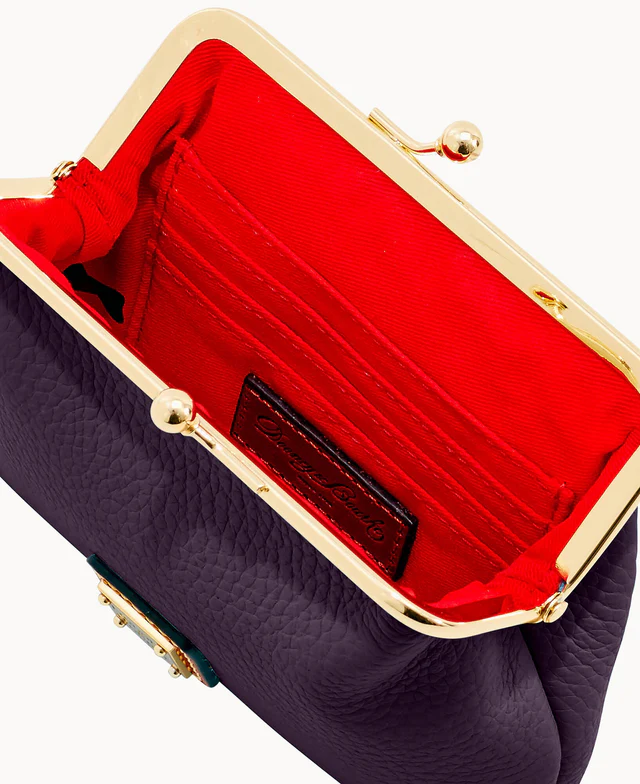 Pebble Grain Large Framed Purse