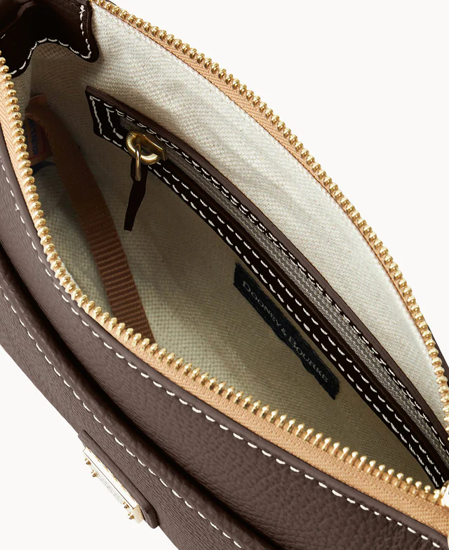 Lucca Leather Ginger Crossbody