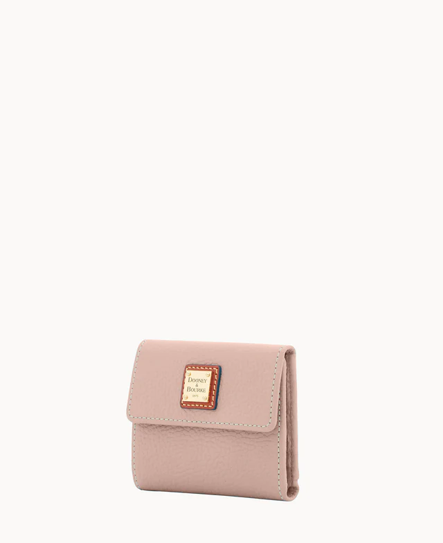Pebble Grain Small Flap Wallet