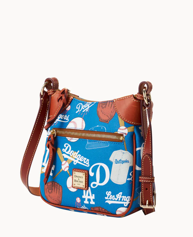 MLB Dodgers Front Zip Crossbody
