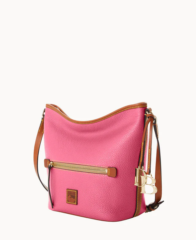 Pebble Grain Zip Sac