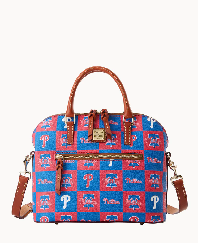 MLB Phillies Domed Zip Satchel