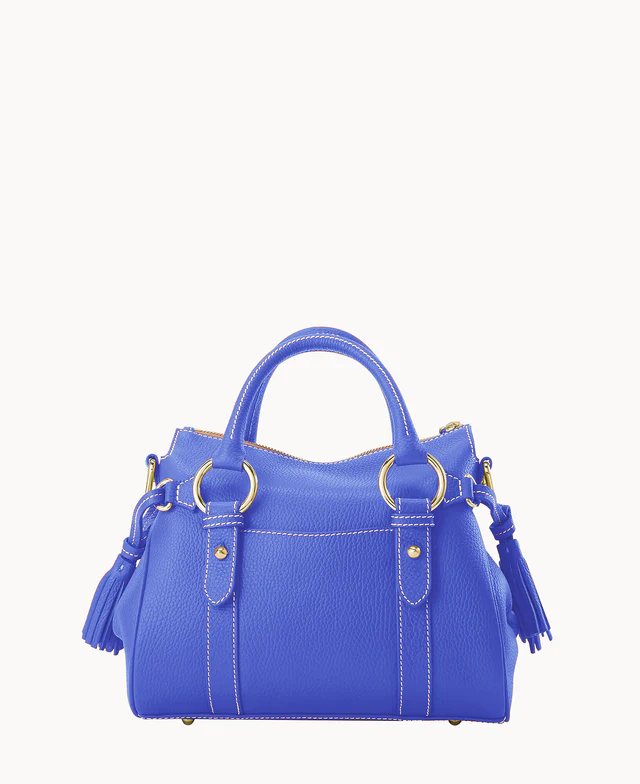 Lucca Leather Satchel With Pocket