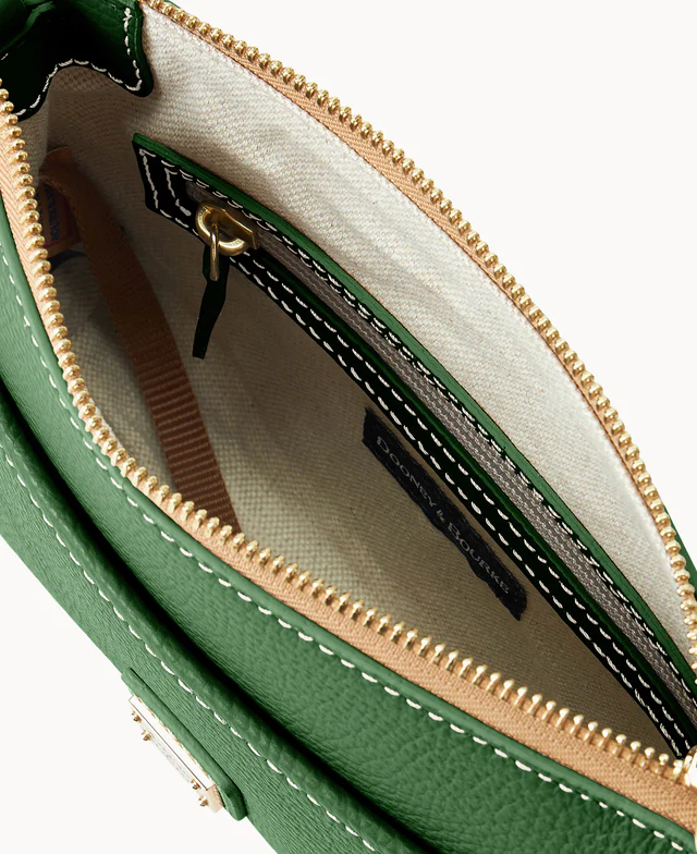 Lucca Leather Ginger Crossbody