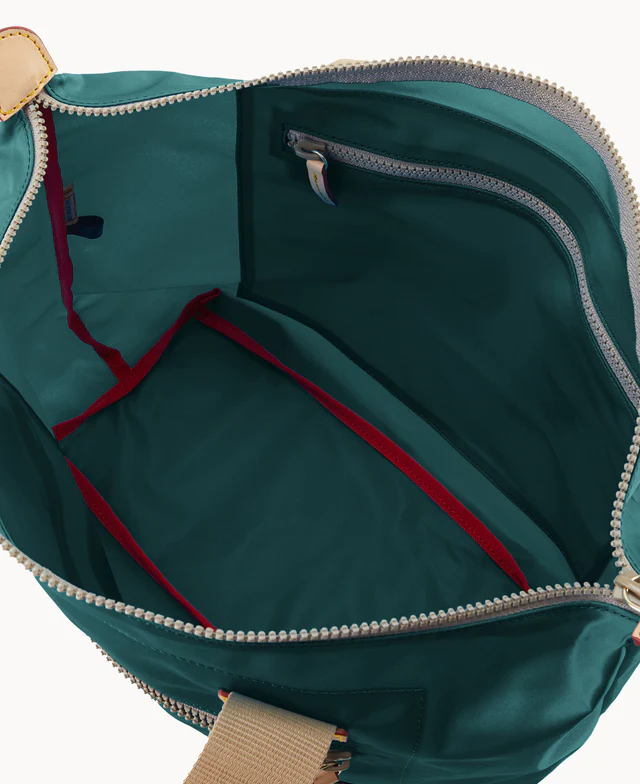Nylon Front Zip Tote
