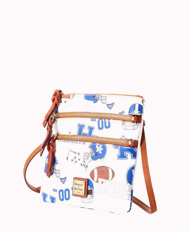 Collegiate University of Kentucky Triple Zip Crossbody