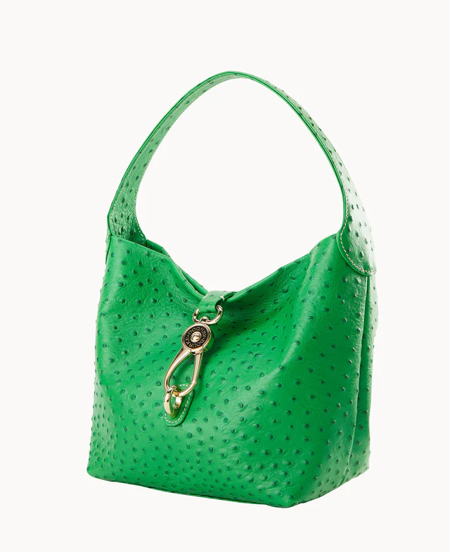 Ostrich Logo Lock Hobo