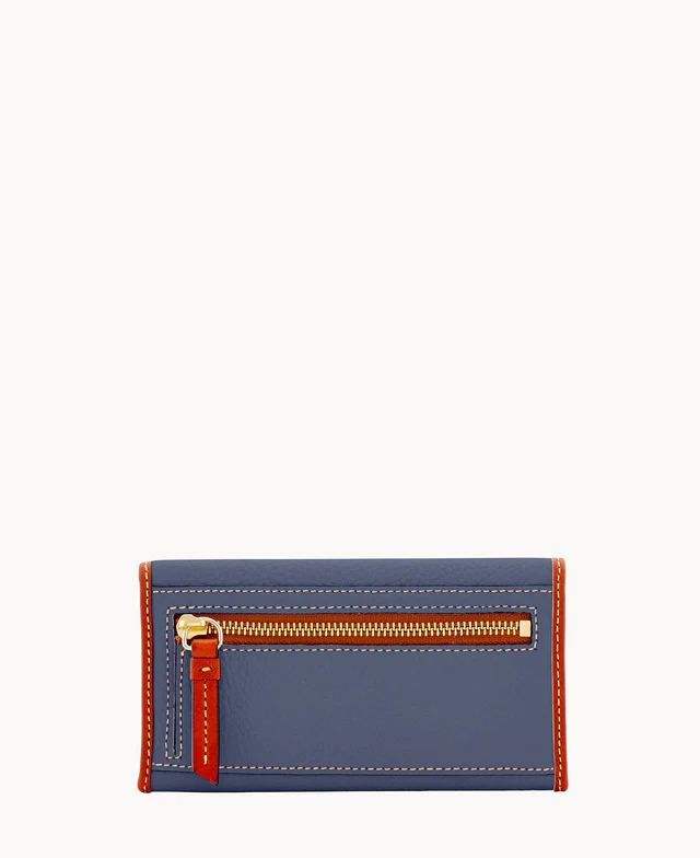 Pebble Grain Continental Clutch