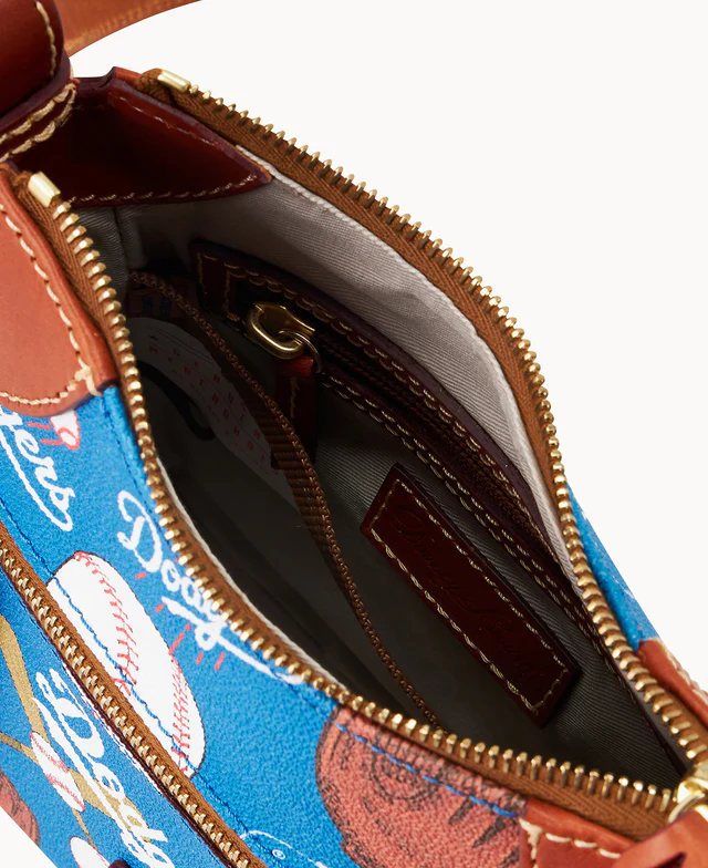 MLB Dodgers Front Zip Crossbody