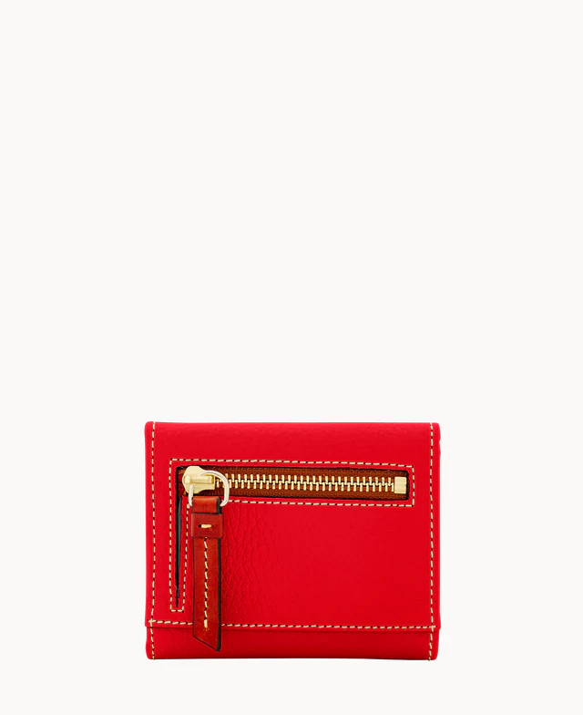 Pebble Grain Small Flap Wallet