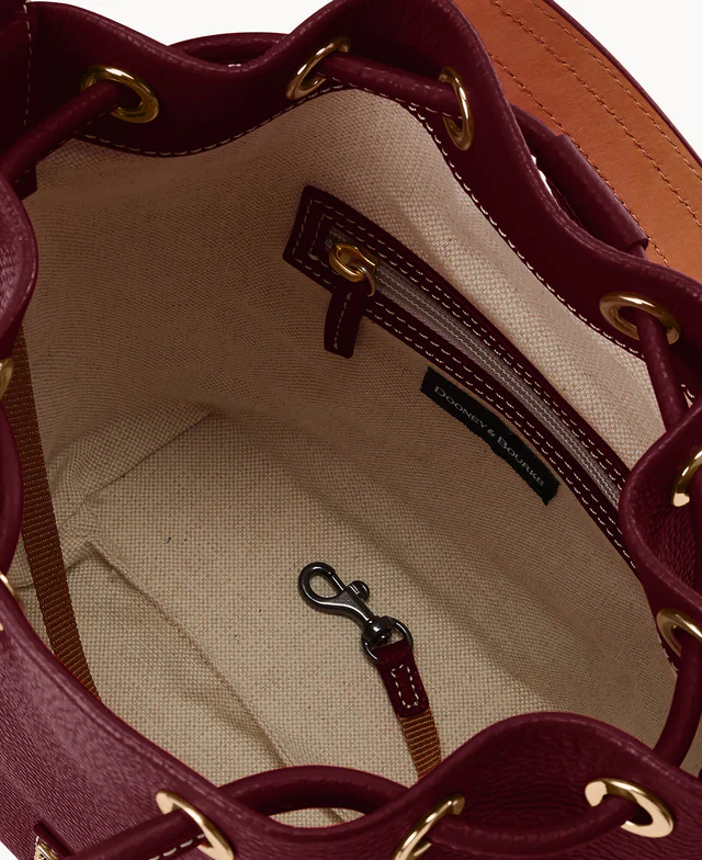 Lucca Leather Small Drawstring