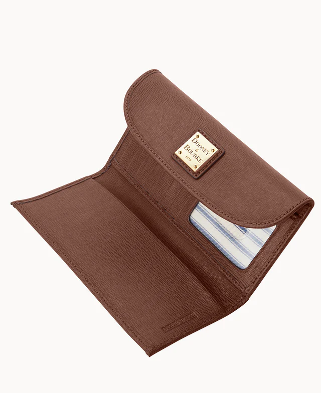 Saffiano Continental Clutch