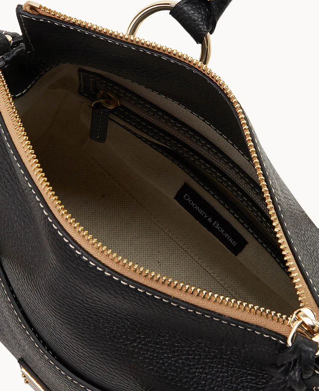 Lucca Leather Satchel With Pocket