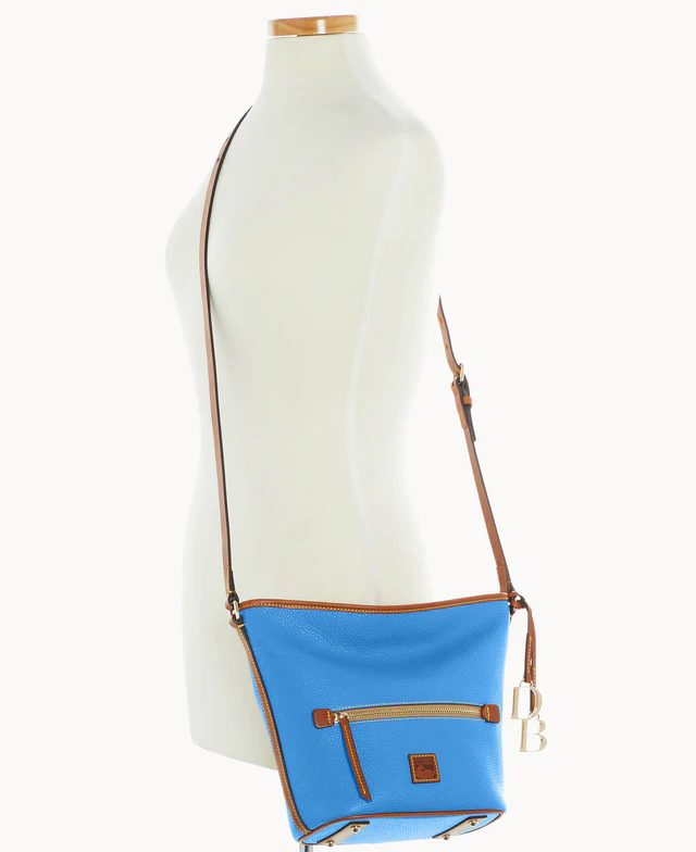 Pebble Grain Zip Sac