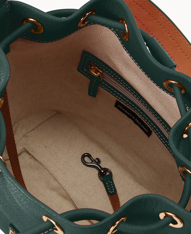 Lucca Leather Small Drawstring