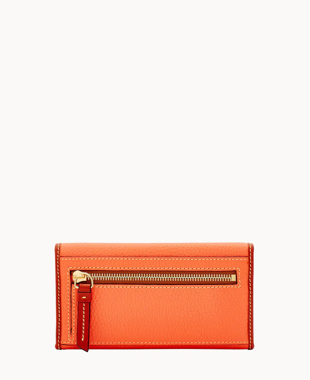 Pebble Grain Continental Clutch