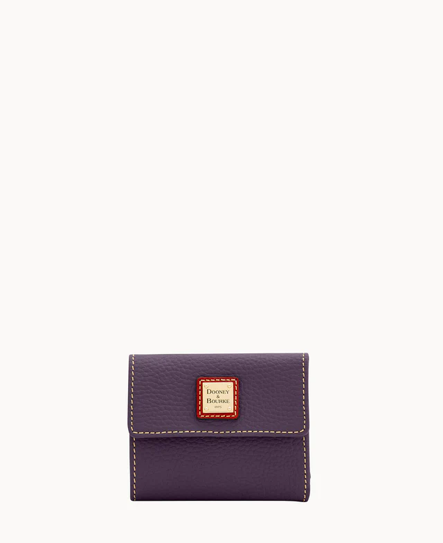Pebble Grain Small Flap Wallet