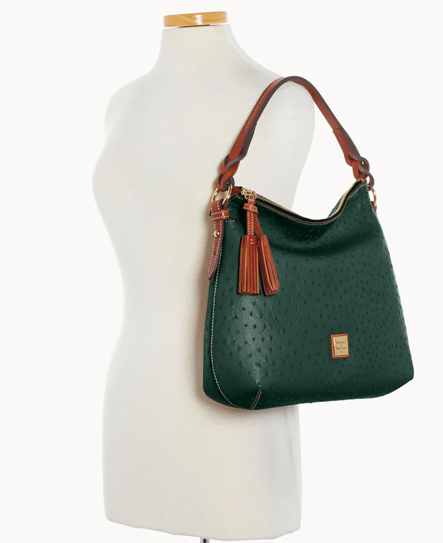 Ostrich Twist Strap Hobo