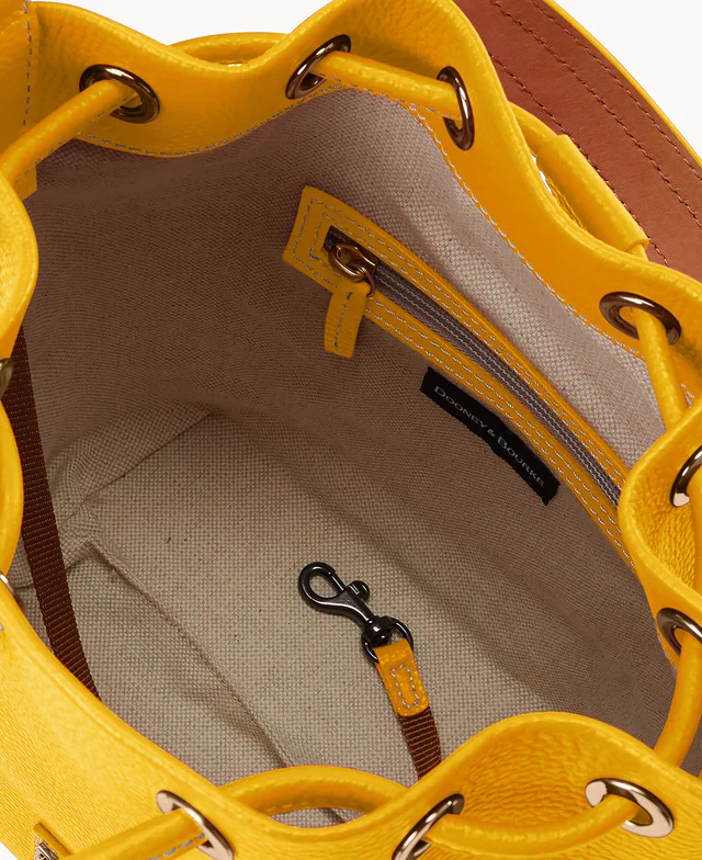Lucca Leather Small Drawstring