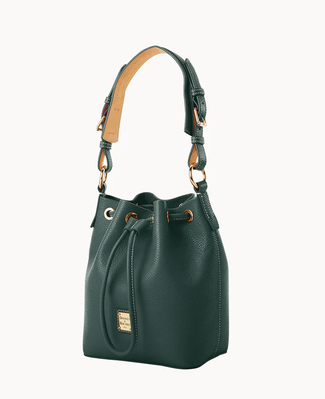 Lucca Leather Small Drawstring